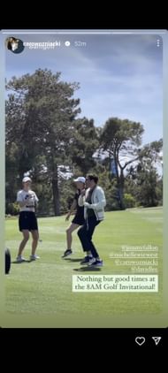 Caroline Wozniacki's Instagram story